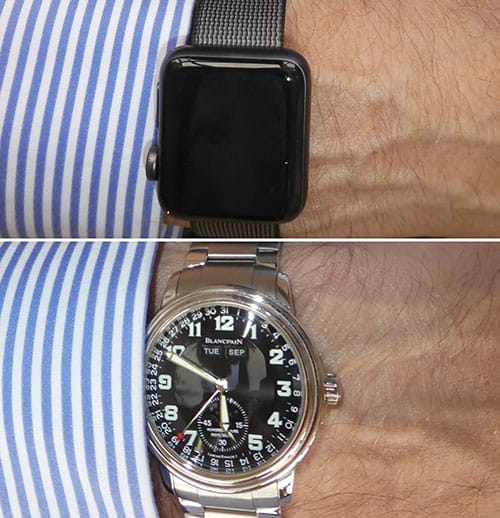 Comparing watches